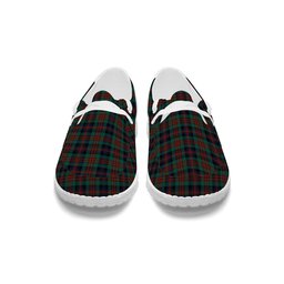 ScotsTee Shop Scottish McDuff Hunting Modern Tartan Plaid Canvas Loafer Shoes