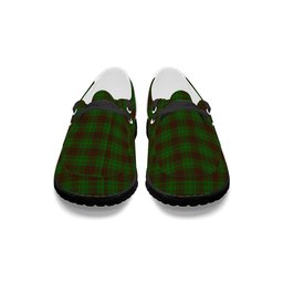 ScotsTee Shop Scottish McAlister of Glenbarr Hunting Tartan Plaid Canvas Loafer Shoes