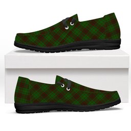 ScotsTee Shop Scottish McAlister of Glenbarr Hunting Tartan Plaid Canvas Loafer Shoes