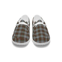 ScotsTee Shop Scottish McBain Dress Tartan Plaid Canvas Loafer Shoes