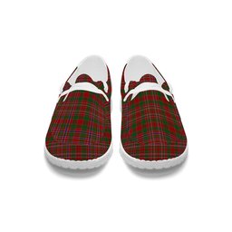 ScotsTee Shop Scottish McAlister Modern Tartan Plaid Canvas Loafer Shoes