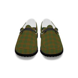 ScotsTee Shop Scottish McAlister of Glenbarr Hunting Modern Tartan Plaid Canvas Loafer Shoes