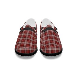 ScotsTee Shop Scottish McDougall Dress Tartan Plaid Canvas Loafer Shoes