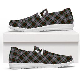 ScotsTee Shop Scottish McDuff Dress Tartan Plaid Canvas Loafer Shoes