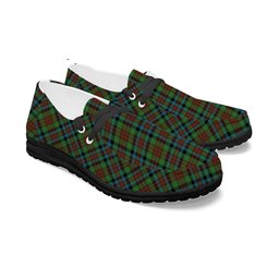 ScotsTee Shop Scottish McDuff Hunting Ancient Tartan Plaid Canvas Loafer Shoes