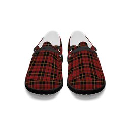 ScotsTee Shop Scottish McAlister of Skye Tartan Plaid Canvas Loafer Shoes