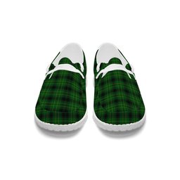 ScotsTee Shop Scottish McArthur Highland Tartan Plaid Canvas Loafer Shoes