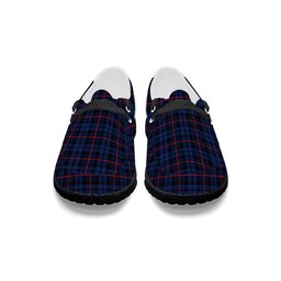 ScotsTee Shop Scottish McCorquodale Modern Tartan Plaid Canvas Loafer Shoes