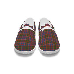 ScotsTee Shop Scottish McColl Hunting Ancient Tartan Plaid Canvas Loafer Shoes