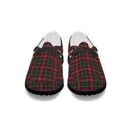 ScotsTee Shop Scottish McCulloch Ancient Tartan Plaid Canvas Loafer Shoes