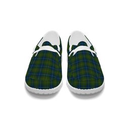 ScotsTee Shop Scottish McAvoy Tartan Plaid Canvas Loafer Shoes