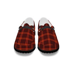 ScotsTee Shop Scottish McDonald of Ardnamurchan Ancient Tartan Plaid Canvas Loafer Shoes