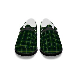 ScotsTee Shop Scottish McArthur Modern Tartan Plaid Canvas Loafer Shoes