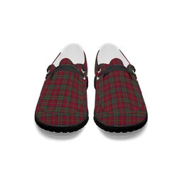 ScotsTee Shop Scottish McDonald of Glencoe Modern Tartan Plaid Canvas Loafer Shoes