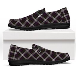 ScotsTee Shop Scottish McDonald Dress Tartan Plaid Canvas Loafer Shoes