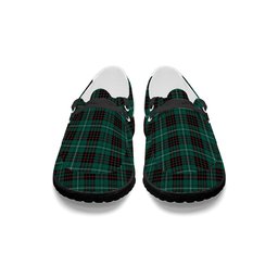 ScotsTee Shop Scottish McAuley of Lewis Modern Tartan Plaid Canvas Loafer Shoes