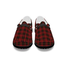 ScotsTee Shop Scottish McAlister of Skye Modern Tartan Plaid Canvas Loafer Shoes