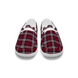 ScotsTee Shop Scottish McDonald Dress Irish Tartan Plaid Canvas Loafer Shoes