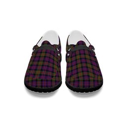 ScotsTee Shop Scottish McDonald Modern Tartan Plaid Canvas Loafer Shoes