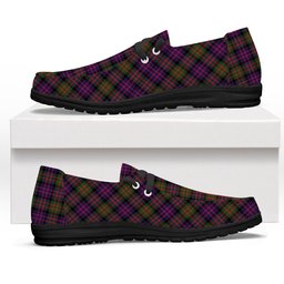 ScotsTee Shop Scottish McDonald Modern Tartan Plaid Canvas Loafer Shoes