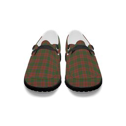 ScotsTee Shop Scottish McDonald of Glencoe Ancient Tartan Plaid Canvas Loafer Shoes
