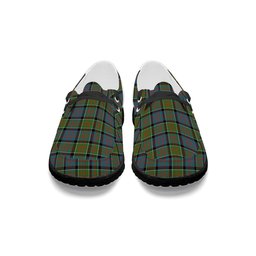 ScotsTee Shop Scottish McDonald of Clan Ranald Ancient Tartan Plaid Canvas Loafer Shoes