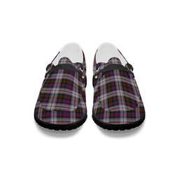 ScotsTee Shop Scottish McDonald Dress Modern Tartan Plaid Canvas Loafer Shoes