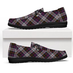ScotsTee Shop Scottish McDonald Dress Modern Tartan Plaid Canvas Loafer Shoes
