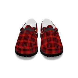 ScotsTee Shop Scottish McDonald of Ardnamurchan Modern Tartan Plaid Canvas Loafer Shoes