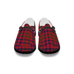 ScotsTee Shop Scottish McColl Old Modern Tartan Plaid Canvas Loafer Shoes
