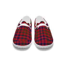 ScotsTee Shop Scottish McColl Old Modern Tartan Plaid Canvas Loafer Shoes