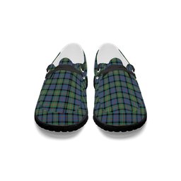 ScotsTee Shop Scottish McDonell Of Glengarry Ancient Tartan Plaid Canvas Loafer Shoes