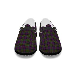 ScotsTee Shop Scottish McDonald of Clan Ranald Modern Tartan Plaid Canvas Loafer Shoes