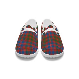ScotsTee Shop Scottish McColl Old Ancient Tartan Plaid Canvas Loafer Shoes