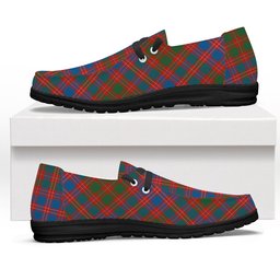 ScotsTee Shop Scottish McColl Old Ancient Tartan Plaid Canvas Loafer Shoes