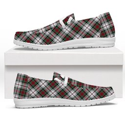 ScotsTee Shop Scottish McDuff Dress Modern Tartan Plaid Canvas Loafer Shoes