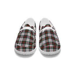 ScotsTee Shop Scottish McDuff Dress Modern Tartan Plaid Canvas Loafer Shoes