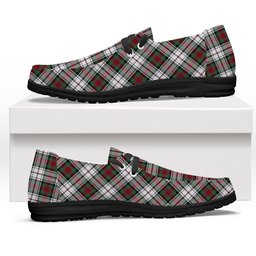 ScotsTee Shop Scottish McDuff Dress Modern Tartan Plaid Canvas Loafer Shoes
