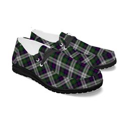 ScotsTee Shop Scottish McCallum Dress Tartan Plaid Canvas Loafer Shoes