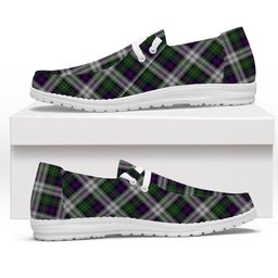 ScotsTee Shop Scottish McCallum Dress Tartan Plaid Canvas Loafer Shoes