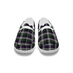 ScotsTee Shop Scottish McCallum Dress Tartan Plaid Canvas Loafer Shoes