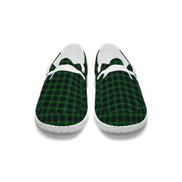 ScotsTee Shop Scottish McDonald of The Isles Tartan Plaid Canvas Loafer Shoes
