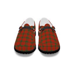 ScotsTee Shop Scottish McDonald of Sleat Ancient Tartan Plaid Canvas Loafer Shoes