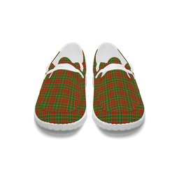 ScotsTee Shop Scottish McDonald of Kingsburgh Ancient Tartan Plaid Canvas Loafer Shoes