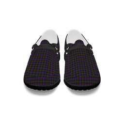 ScotsTee Shop Scottish McDonell of Glengarry Tartan Plaid Canvas Loafer Shoes