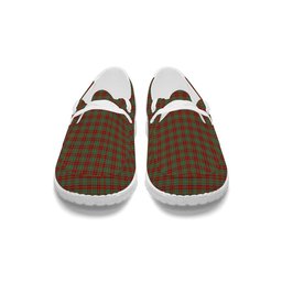 ScotsTee Shop Scottish McDonald of Kingsburgh Tartan Plaid Canvas Loafer Shoes