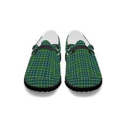 ScotsTee Shop Scottish McDonald Lord of the Isles Hunting Ancient Tartan Plaid Canvas Loafer Shoes