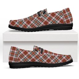 ScotsTee Shop Scottish McAlister Dress Modern Tartan Plaid Canvas Loafer Shoes