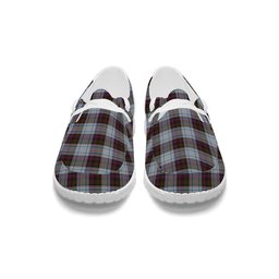 ScotsTee Shop Scottish McDonald Dress Ancient Tartan Plaid Canvas Loafer Shoes