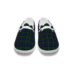 ScotsTee Shop Scottish McEwan - McEwen Tartan Plaid Canvas Loafer Shoes